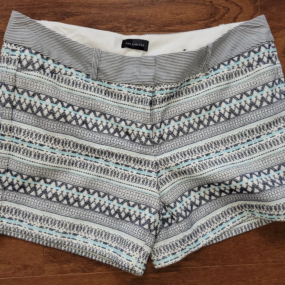 The Limited Blue Print Shorts - 8